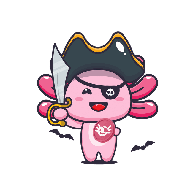 Pirate Axolotl